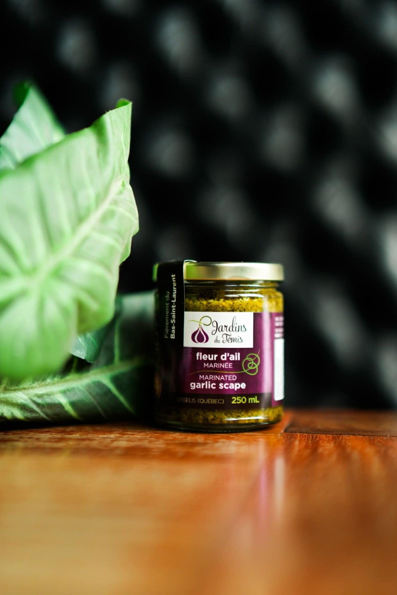 Fleur d'ail marinée