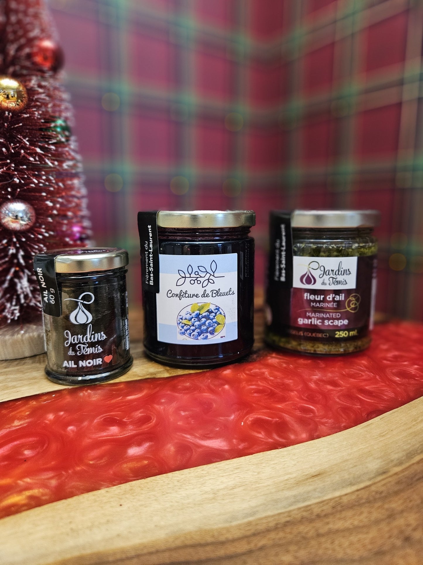 Coffret trio - Ail noir, fleur d'ail et confiture