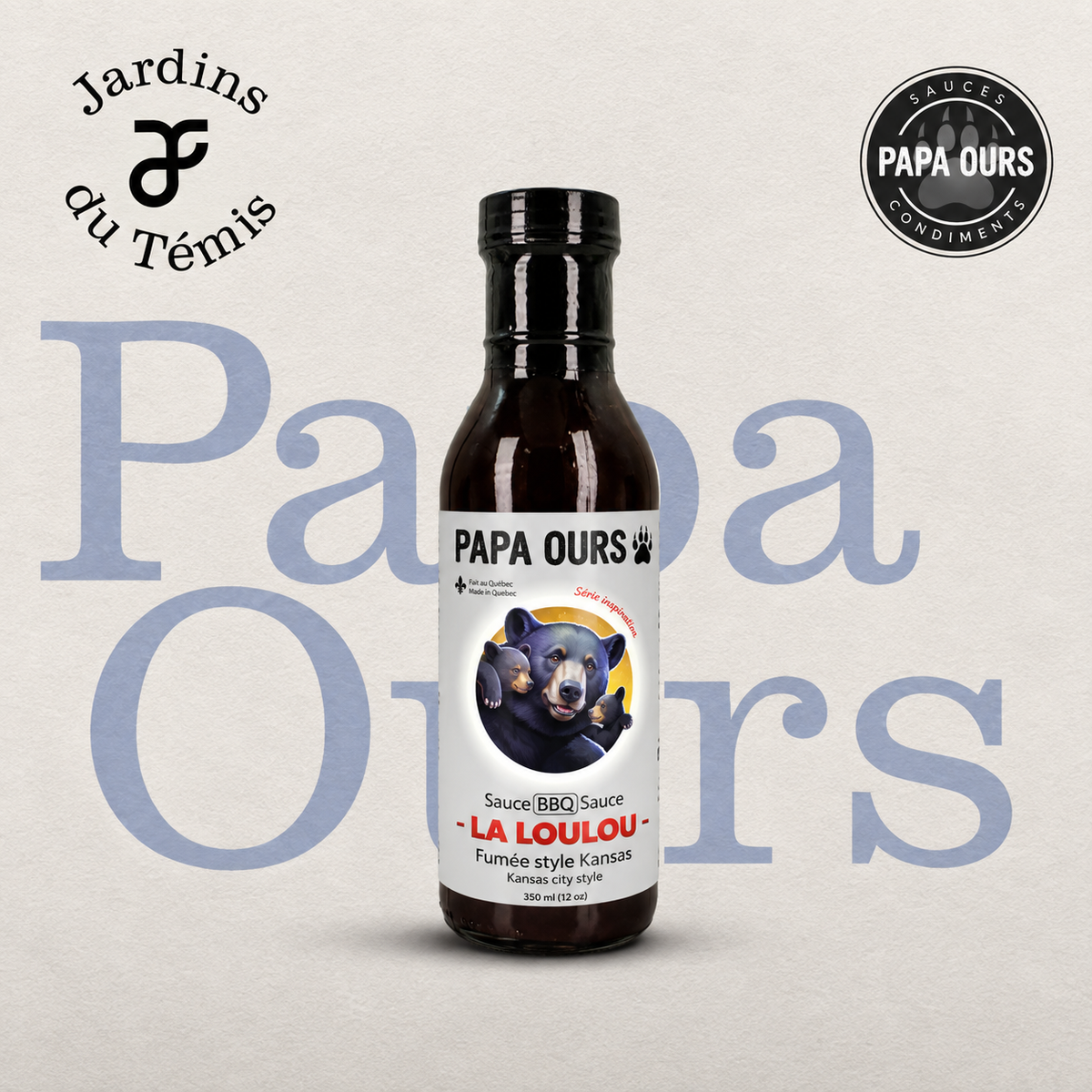 SAUCE BBQ LA LOULOU DE PAPA OURS