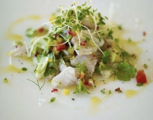 Ceviche de poisson blanc piquant