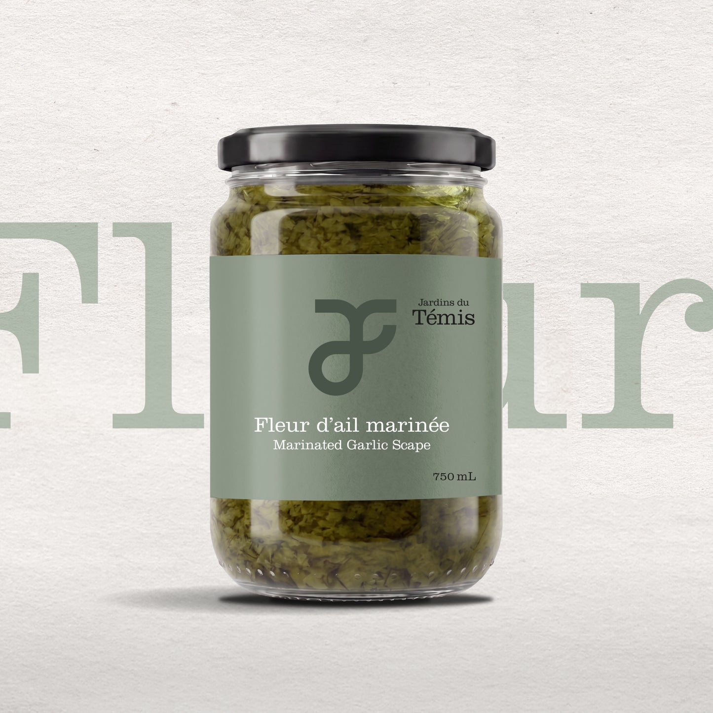 Fleur d'ail marinée