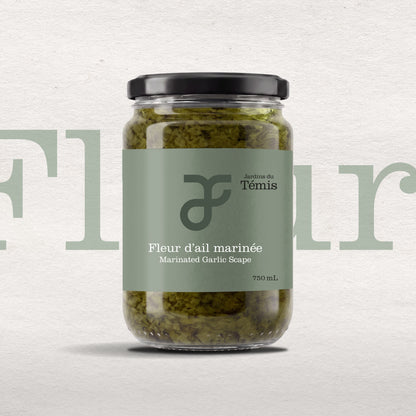 Fleur d'ail marinée