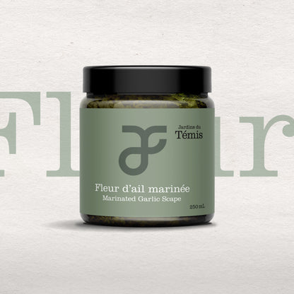 Fleur d'ail marinée