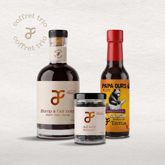 Coffret trio - Ail noir, sirop et sauce