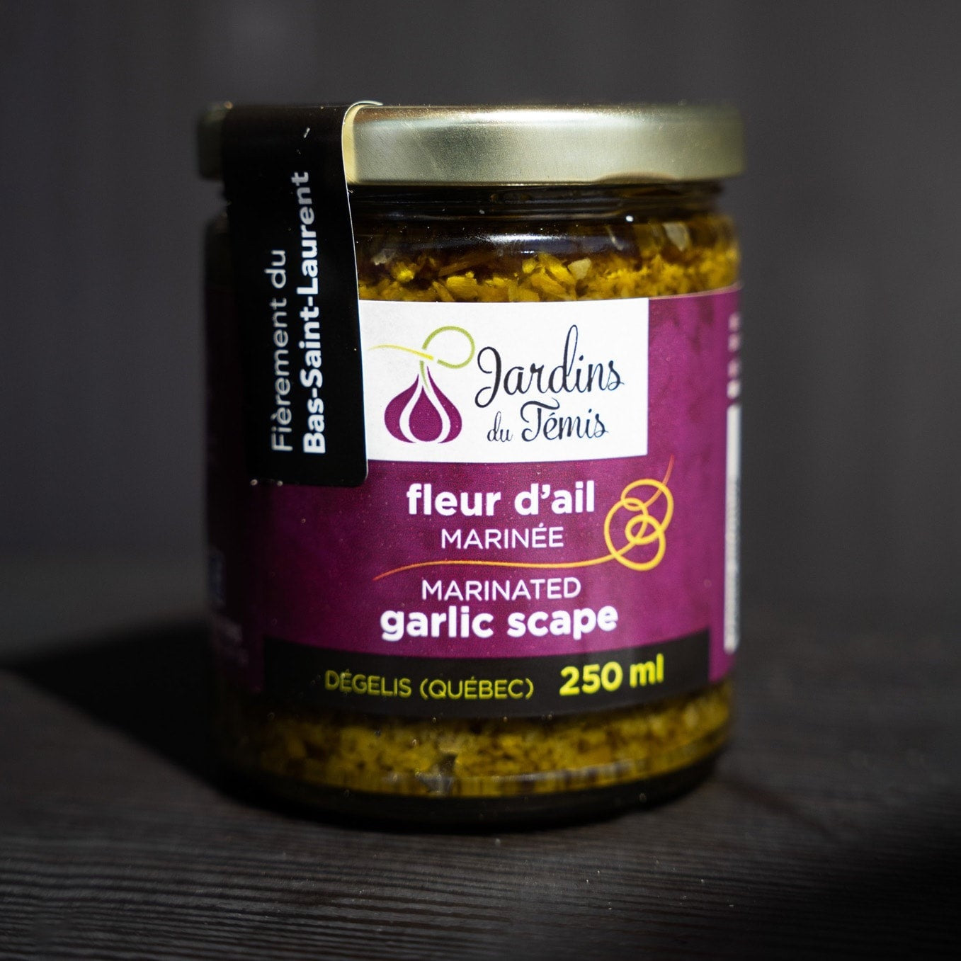 Fleur d'ail marinée