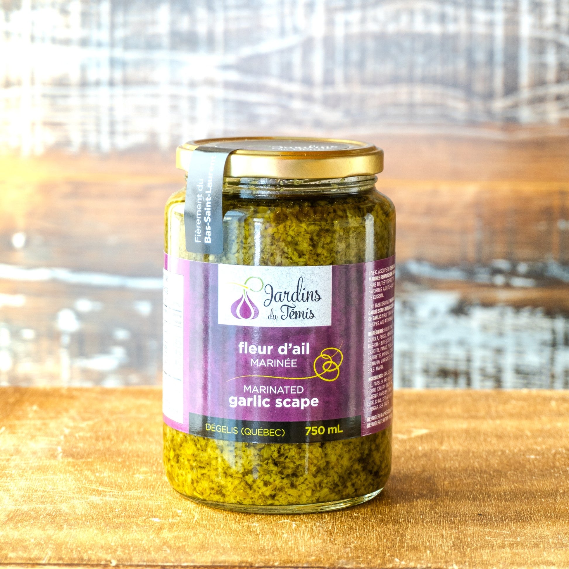 Fleur d'ail marinée