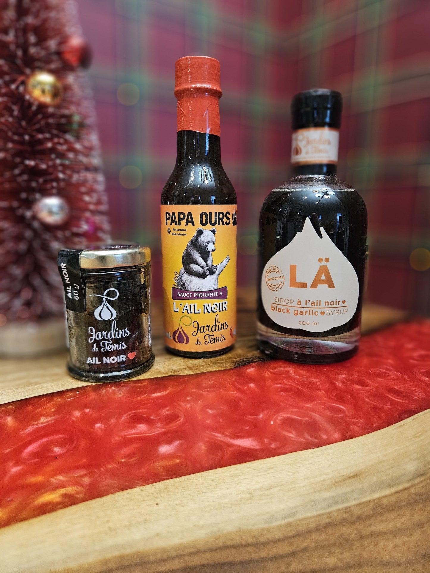 Coffret trio - Ail noir, sirop et sauce