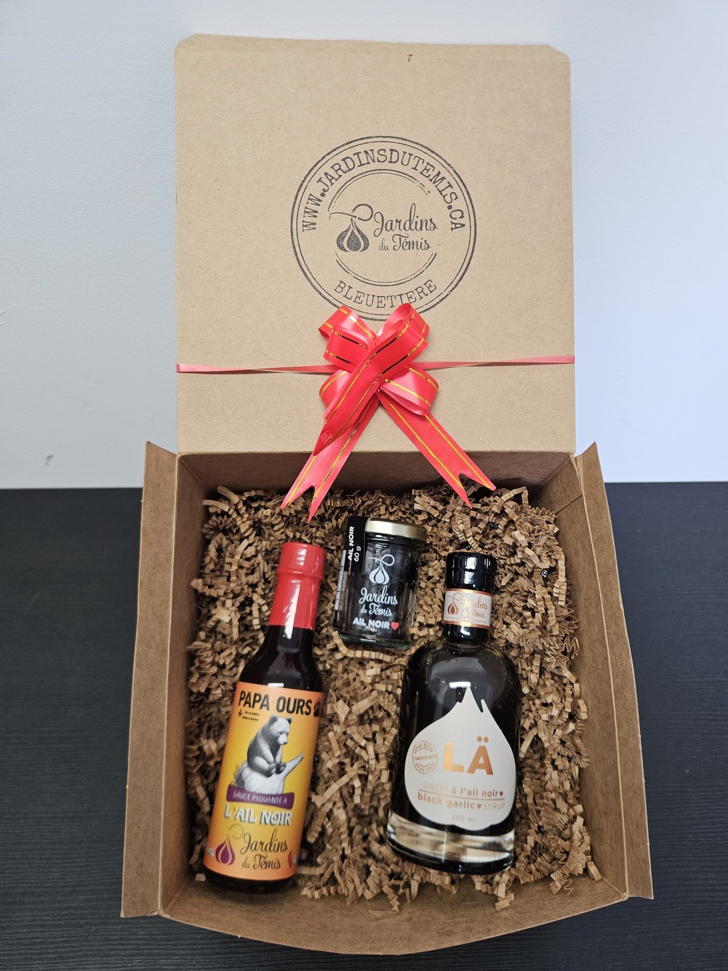 Coffret trio - Ail noir, sirop et sauce