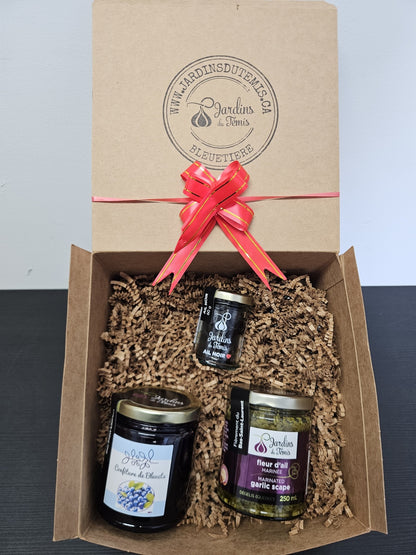 Coffret trio - Ail noir, fleur d'ail et confiture